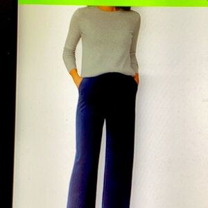 Vince Blue Velvet Cropped Pants